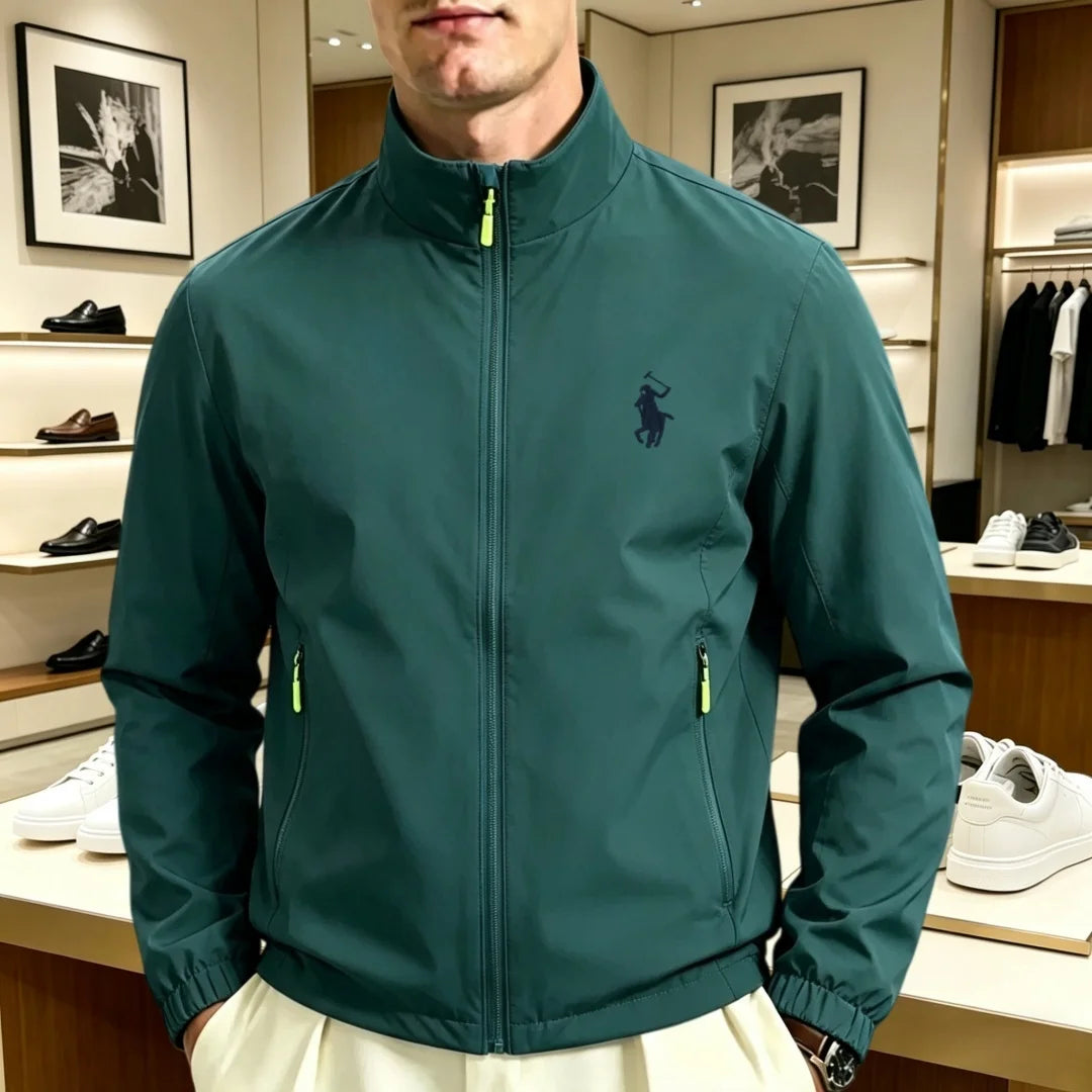 2026new high-end brand men's women's long sleeve zipper jacket autumn fashion exquisite Embroidery waterproof wear-resistant top