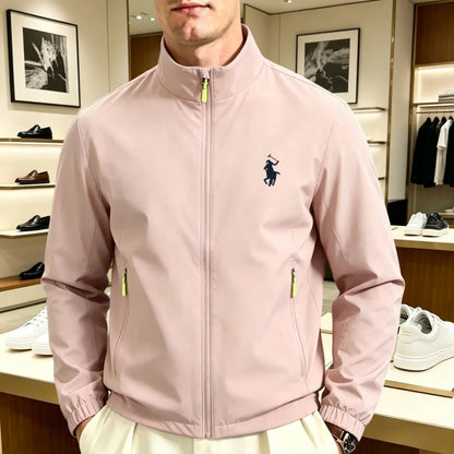 2026new high-end brand men's women's long sleeve zipper jacket autumn fashion exquisite Embroidery waterproof wear-resistant top