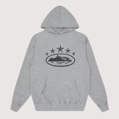 Men Women Streetwear Hoodie Vintage Island Corteiz