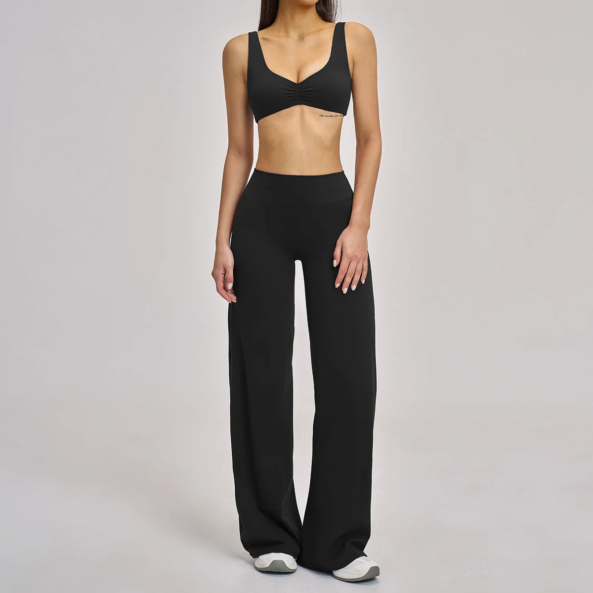 Yoga Set 2/3PCS Workout Outfit Fitness Long Sleeved Sportswear Gym Tracksuit Leggings Sports Bra Athletic Wear Pilates Clothes