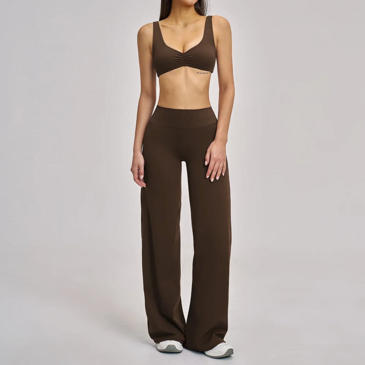 Yoga Set 2/3PCS Workout Outfit Fitness Long Sleeved Sportswear Gym Tracksuit Leggings Sports Bra Athletic Wear Pilates Clothes