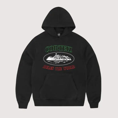 Men Women Streetwear Hoodie Vintage Island Corteiz