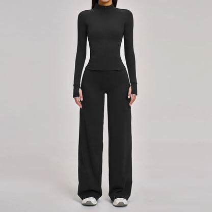 Yoga Set 2/3PCS Workout Outfit Fitness Long Sleeved Sportswear Gym Tracksuit Leggings Sports Bra Athletic Wear Pilates Clothes