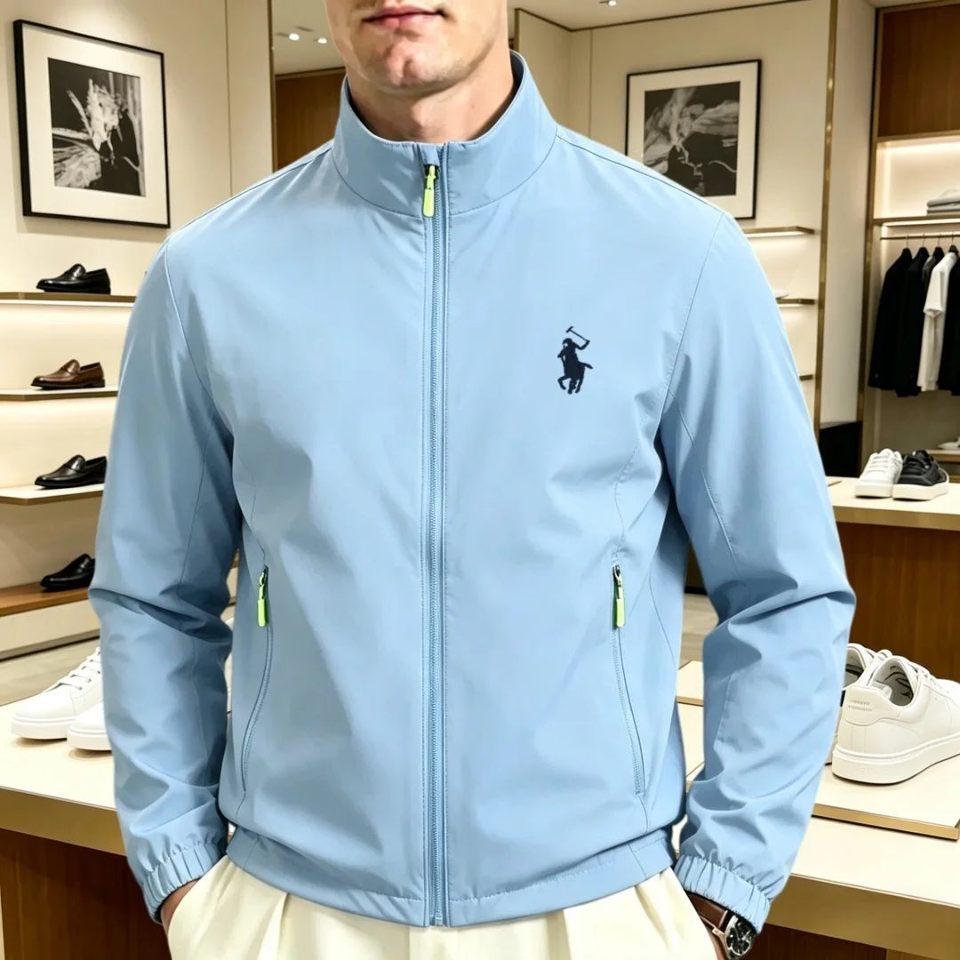 2026new high-end brand men's women's long sleeve zipper jacket autumn fashion exquisite Embroidery waterproof wear-resistant top
